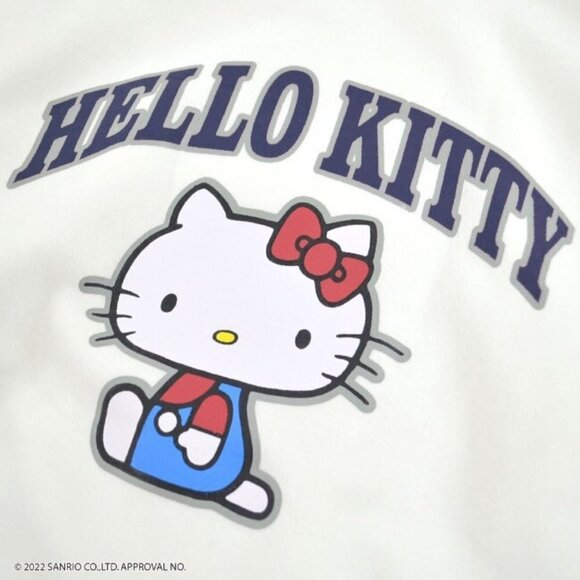 NEW Sanrio Hello Kitty White Sweatshirt - From Japan - Picture 2 of 6